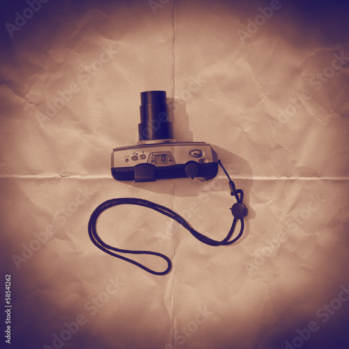 Photo: retro compact paper backdrop retro compact paper backdrop