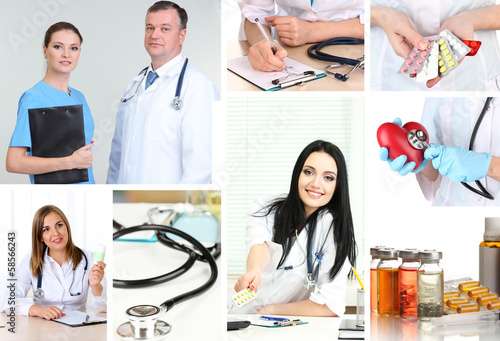 Photo: Medical concepts collage Medical concepts collage