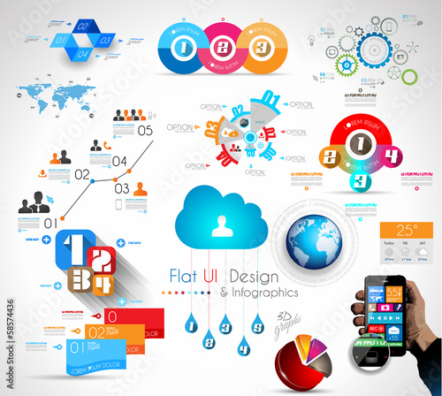 Vector: Mega Collection of quality Infographics objects Mega Collection of quality Infographics objects