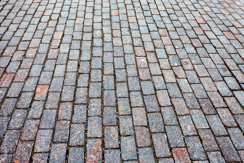 Photo: Grey paving stones as background Grey paving stones as background