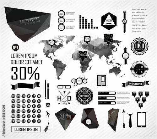 Vector: elements of info graphics elements of info graphics