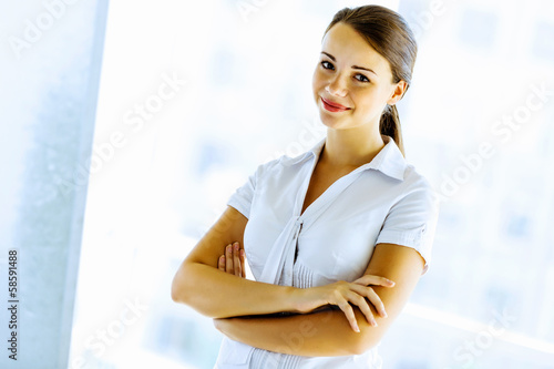 Photo: Confident businesswoman Confident businesswoman