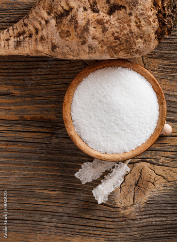 Photo: White sugar White sugar
