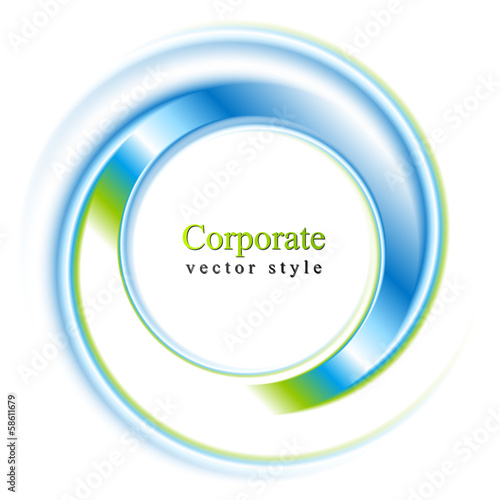 Vector: Colourful vector logo shape Colourful vector logo shape