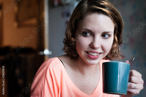 Photo: Girl with cup Girl with cup