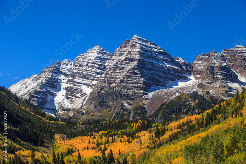 Photo: Maroon Bells, White River National Forest, Colorado Maroon Bells, White River National Forest, Colorado
