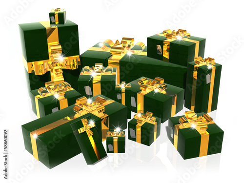 Illustration: giftboxes_green giftboxes_green