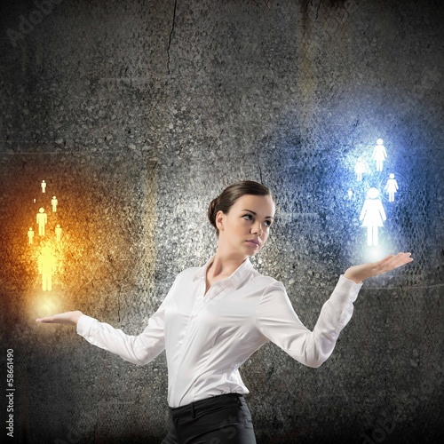 Photo: Gender concept Gender concept