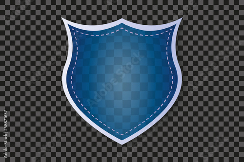 Vector: vector shield emblem patch texture vector shield emblem patch texture