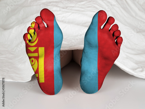 Photo: Feet with flag Feet with flag