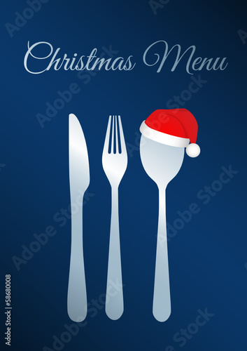 Vector: Christmas Menu Christmas Menu