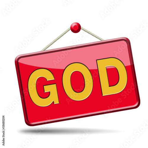 Illustration: god icon god icon
