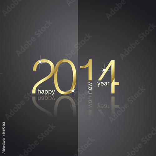 Vector: Gold 2014 front back black background vector Gold 2014 front back black background vector