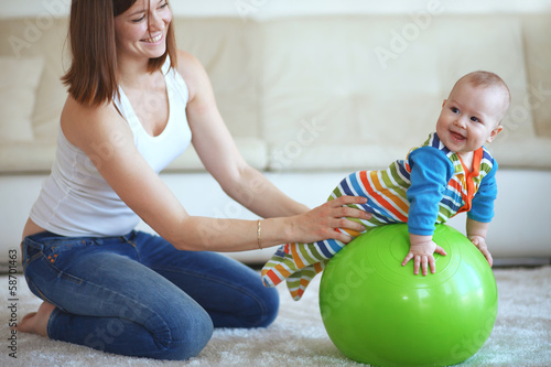 Photo: Baby gymnastic Baby gymnastic