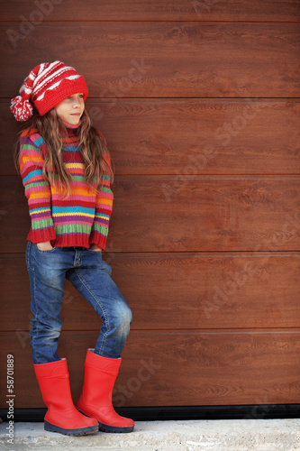 Photo: Little fashion girl Little fashion girl