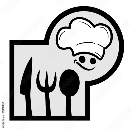 Vector: Emblem chef Emblem chef