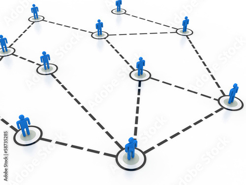 Illustration: Business Network Business Network