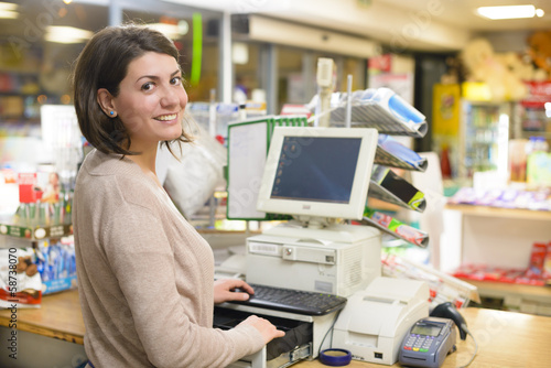 Photo: Happy Cashier Happy Cashier