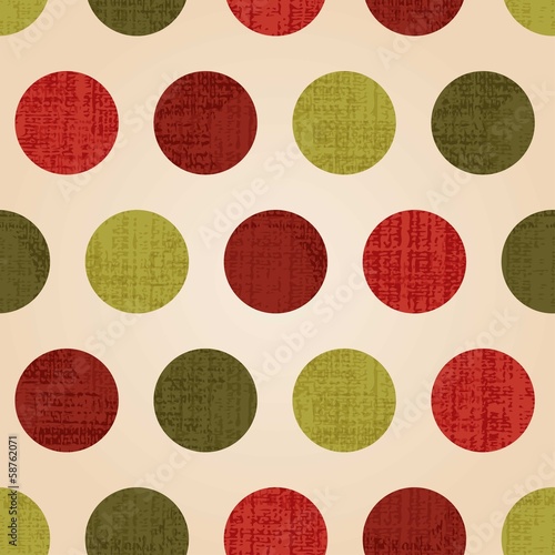 seamless christmas polka dots pattern