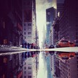 Lexington Avenue Puddle Upside Down Lexington Avenue Puddle Upside Down