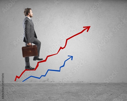 Photo: Success and determination in business Success and determination in business