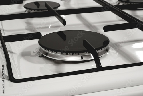 Photo: Gas burner without flame Gas burner without flame