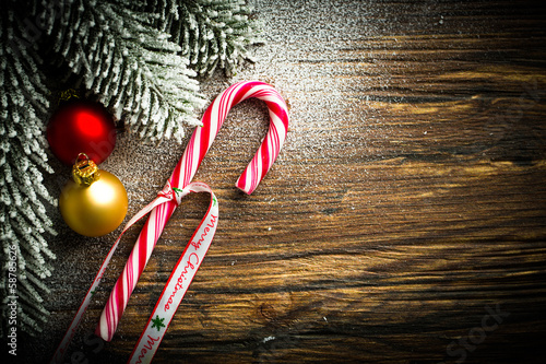 Photo: Zuckerstange mit Schleife Zuckerstange mit Schleife