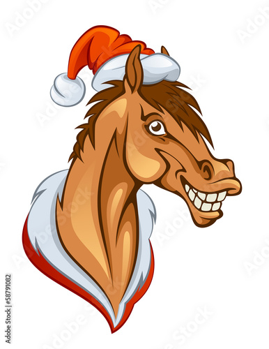 Vector: New year horse New year horse