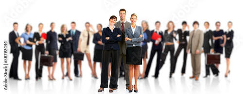 Photo: Business people group. Business people group.