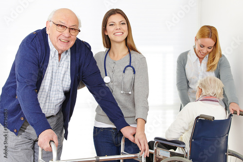 Photo: Nursing service for senior couple at home Nursing service for senior couple at home