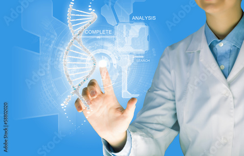 Photo: DNA molecule DNA molecule