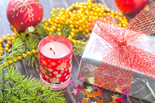Photo: christmas candle christmas candle