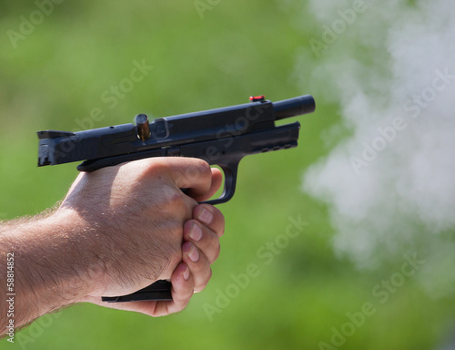 Photo: Moment of ejection Moment of ejection