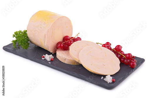 Photo: foie gras isolated foie gras isolated