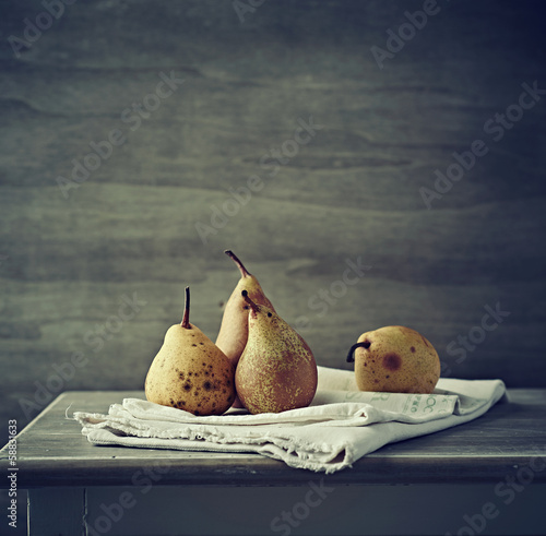 Photo: Still life with autumn pears Still life with autumn pears