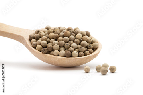 Photo: white peppercorns white peppercorns