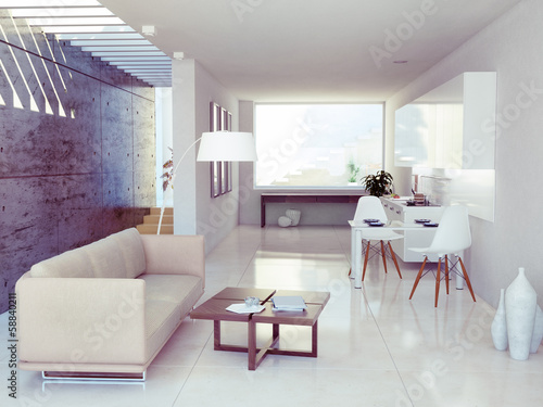 Illustration: modern interior modern interior