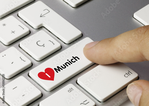Photo: I love Munich. Keyboard I love Munich. Keyboard