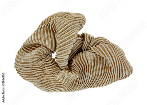Photo: Beige Scrunchy Hair Holder Beige Scrunchy Hair Holder