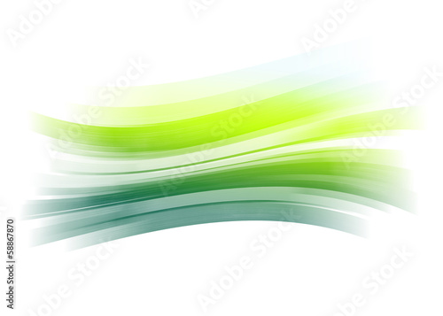 Illustration: Green painted brush stroke background Green painted brush stroke background
