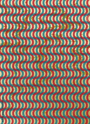 Illustration: Abstract background from red and blue ripples Abstract background from red and blue ripples