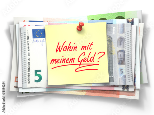 Illustration: Wohin mit meinem Geld? Wohin mit meinem Geld?