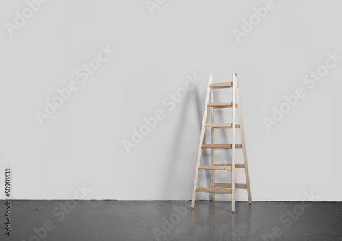 Photo: concrete floor and ladder concrete floor and ladder