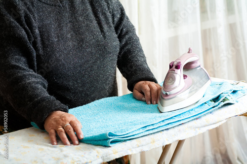 Photo: iron clothes senior iron clothes senior