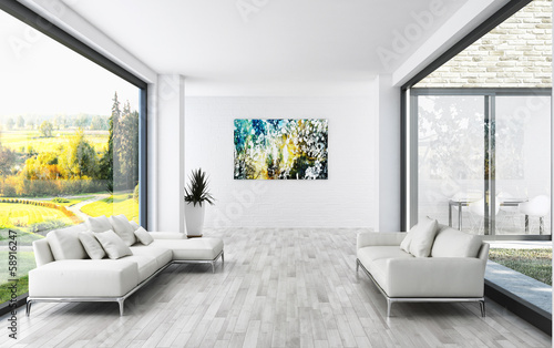 Illustration: Living room Living room