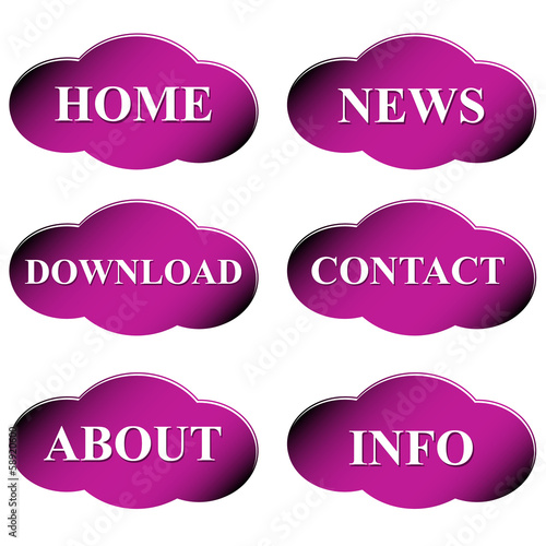 Illustration: Web icon set Web icon set