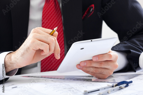 Photo: Businessman accounting Businessman accounting