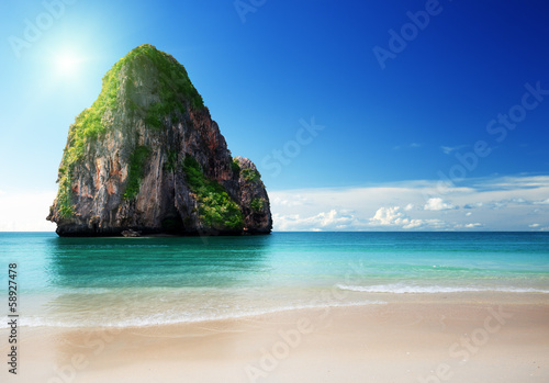 Photo: beach in Krabi province, Thailand beach in Krabi province, Thailand