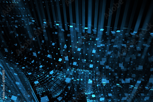 Illustration: Abstract business science or technology background Abstract business science or technology background