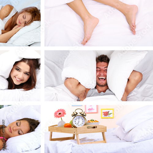 Photo: Waking up themed collage Waking up themed collage